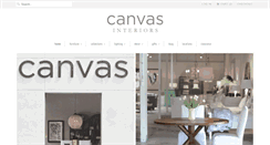 Desktop Screenshot of canvasinteriors.com